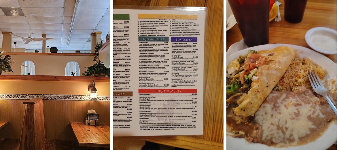 Los Guerreros Menu